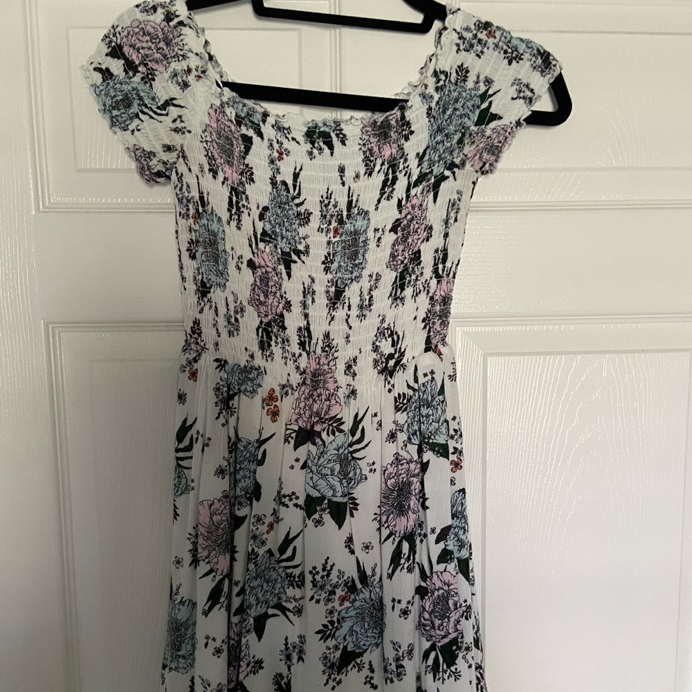 Off the shoulder floral dress